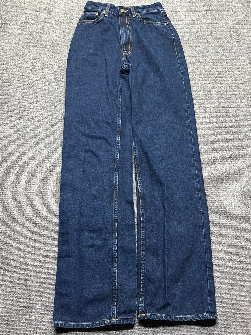 Nudie Jeans Co Jeans Womens 25x34 Blue Clean Eileen Wide Leg Indigo Cotton Denim